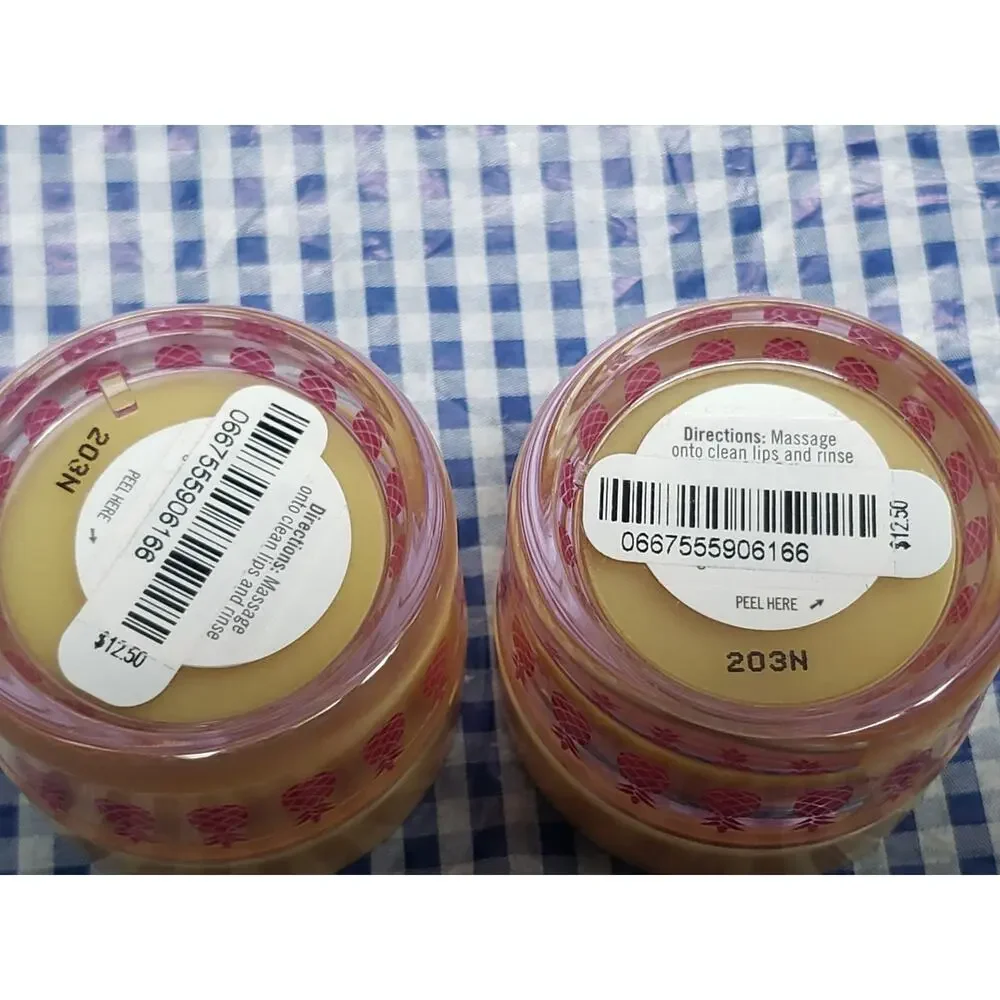 BBW Pina Colada Exfoliating Lip Scrub | Set of 2
